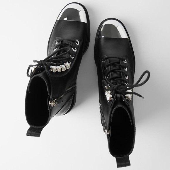 boots perles zara